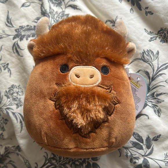 Squishmalllows highland cow Wilfred 5” - Picture 1 of 3